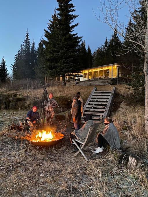 Luxury Lakefront Villa, Infinity Hot Tub And Sauna Grimsnes og Grafningshreppur Exterior foto