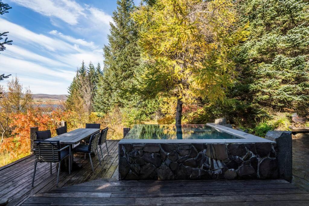 Luxury Lakefront Villa, Infinity Hot Tub And Sauna Grimsnes og Grafningshreppur Exterior foto