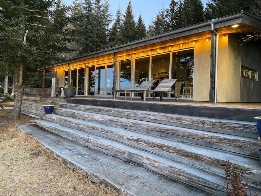 Luxury Lakefront Villa, Infinity Hot Tub And Sauna Grimsnes og Grafningshreppur Exterior foto